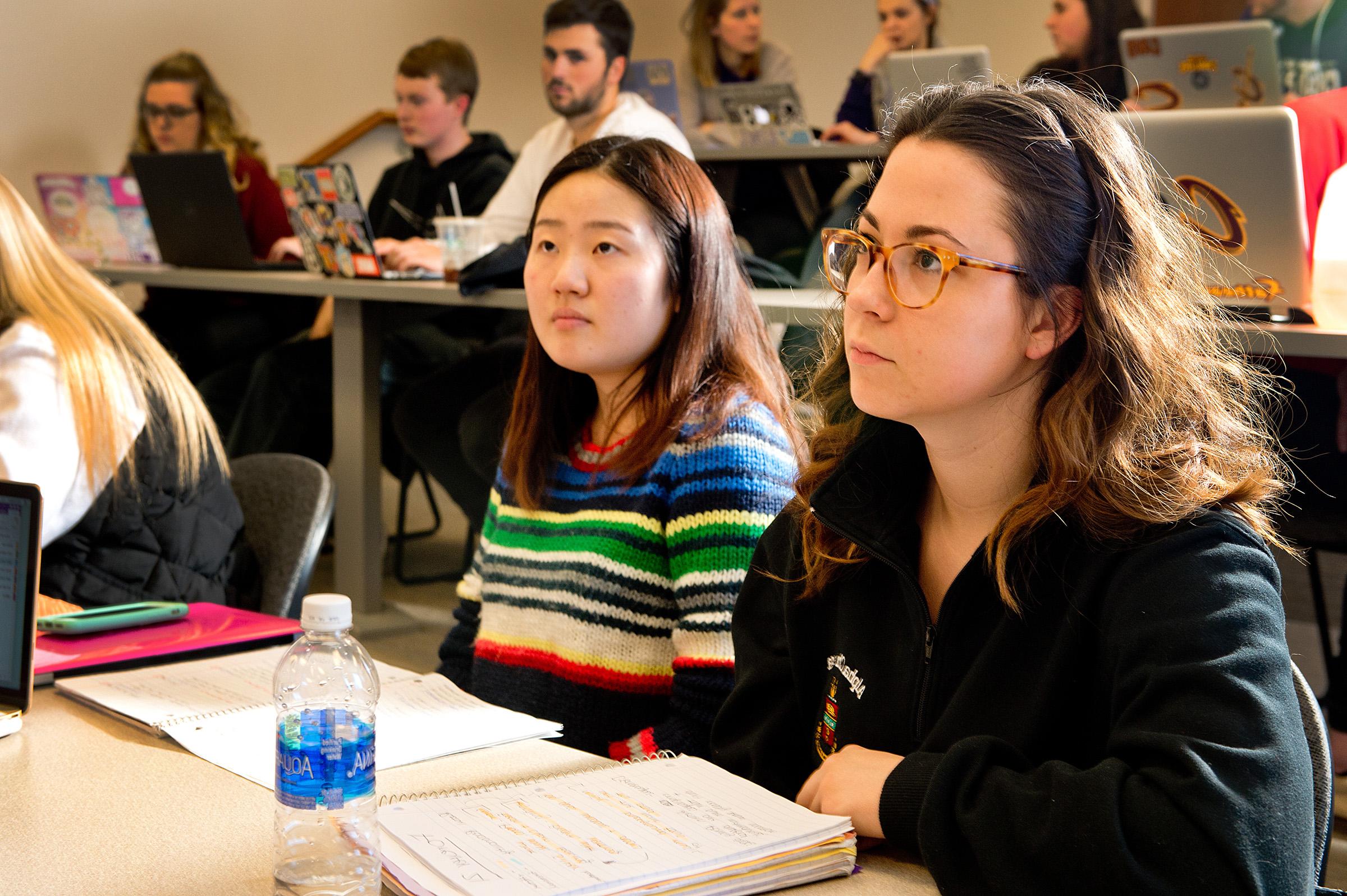 students in class